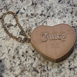 Juicy bling 🩷 zipper Coin Pouch like new